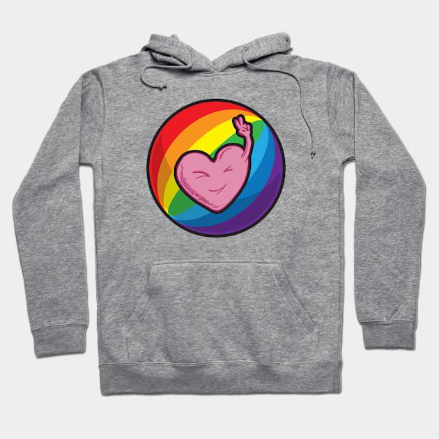 Peace & Love Hoodie by W00D_MAN